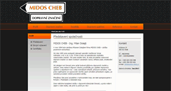 Desktop Screenshot of midos-cheb.cz